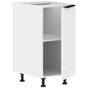 Шкаф напольный с полкой SICILIA MOP 4082.1C, 40х56х82, Белая эмаль/Белый